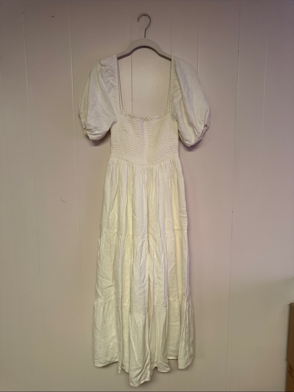 Abercrombie & Fitch Smocked Midi